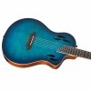 Ortega RTPDLX-FMA Flamed Maple Blue Deluxe TourPlayer gitara elektro-klasyczna